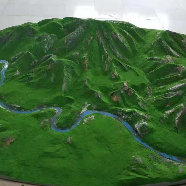 怎样按实际武威地形雕刻制作